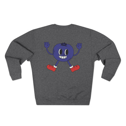 Carefree Blueberry Crewneck Sweatshirt