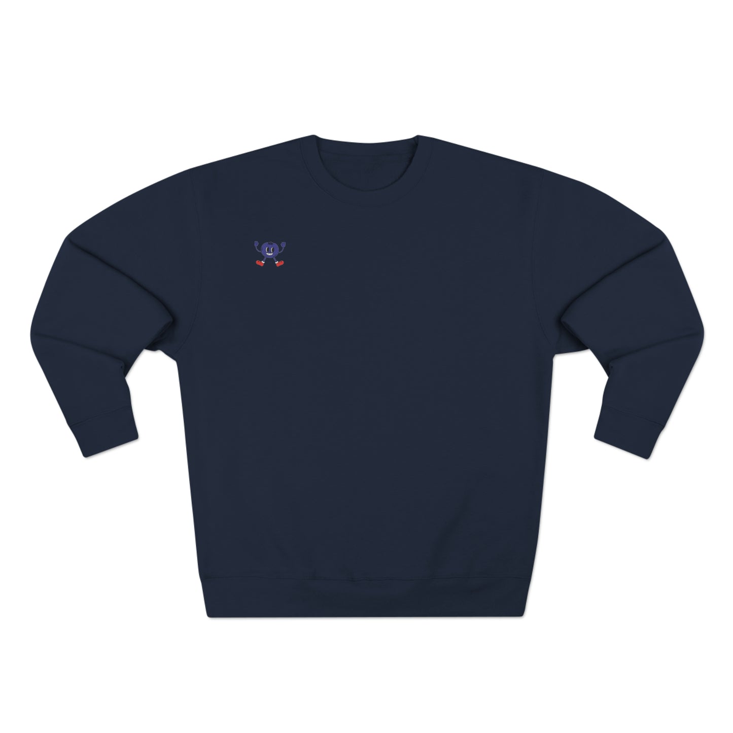 Carefree Blueberry Crewneck Sweatshirt